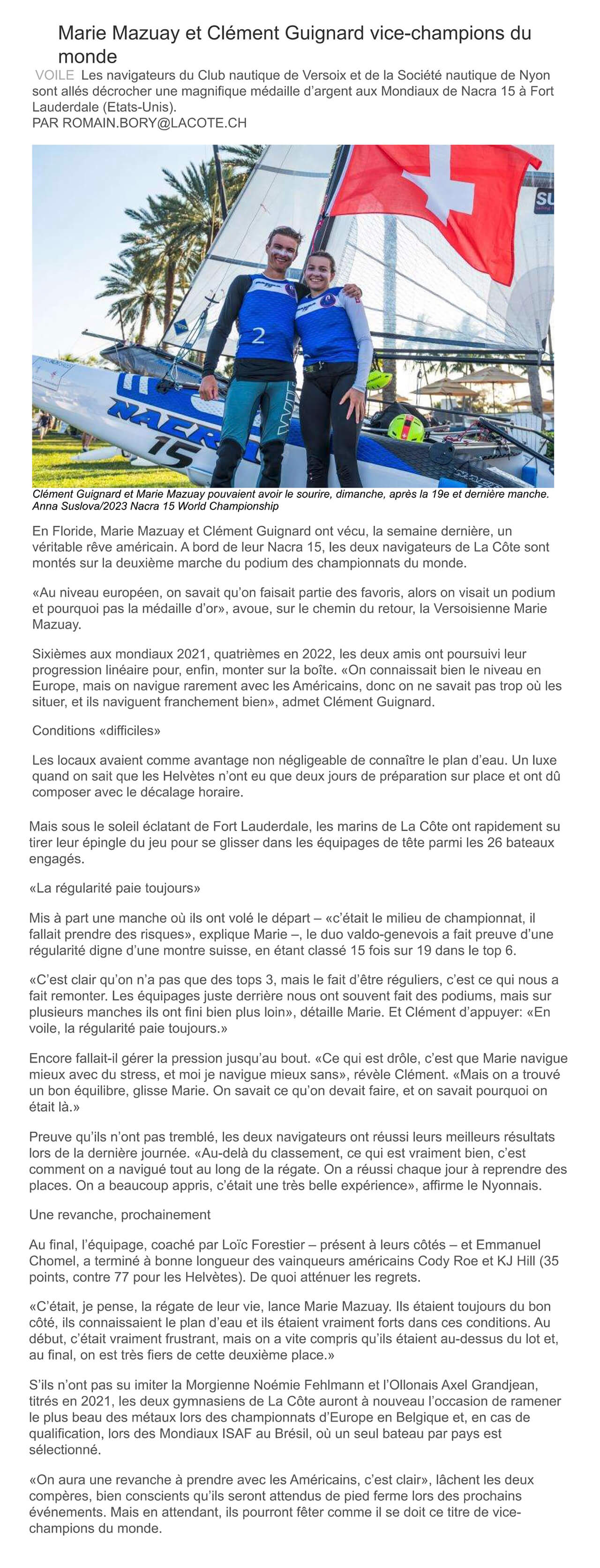 article La Cte 132023